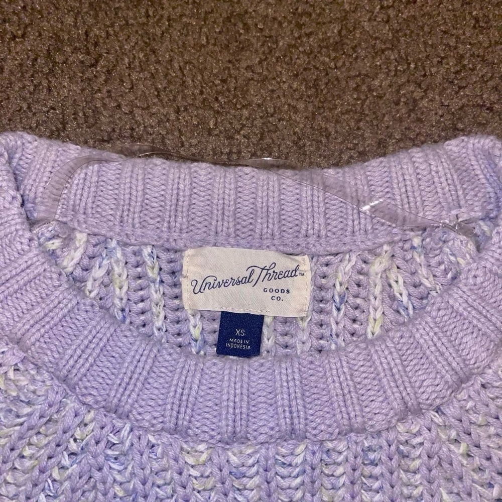 Lavender Knit Sweater - Picture 5 of 6